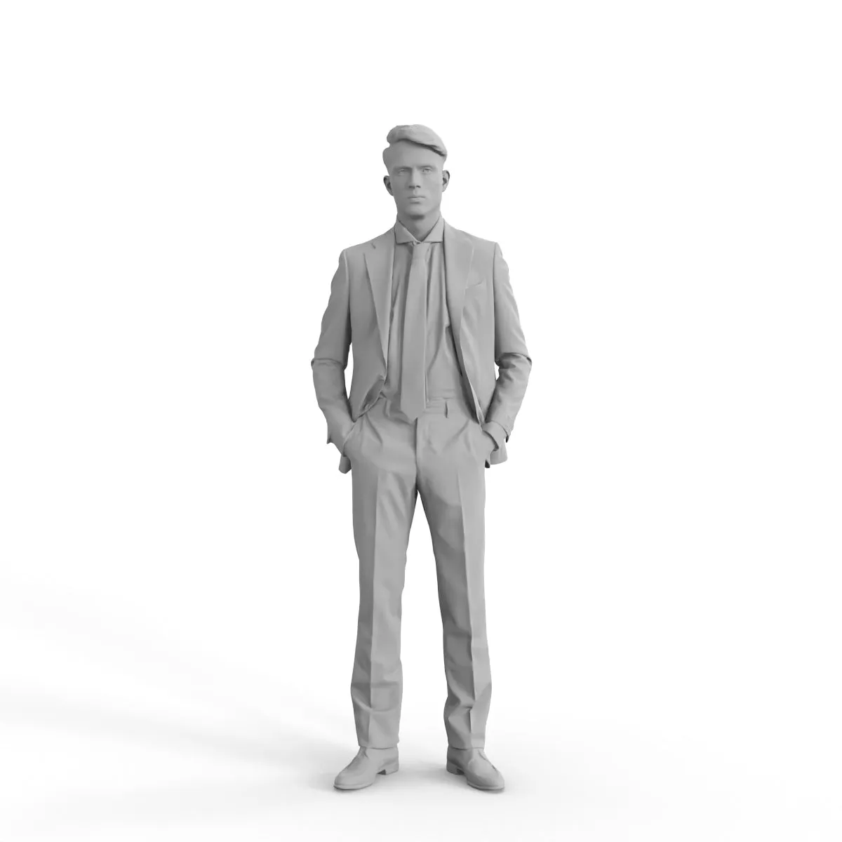 Business Man | bman0312hd2o03p02s | Ready-Posed 3D Human Model (Man / Still)