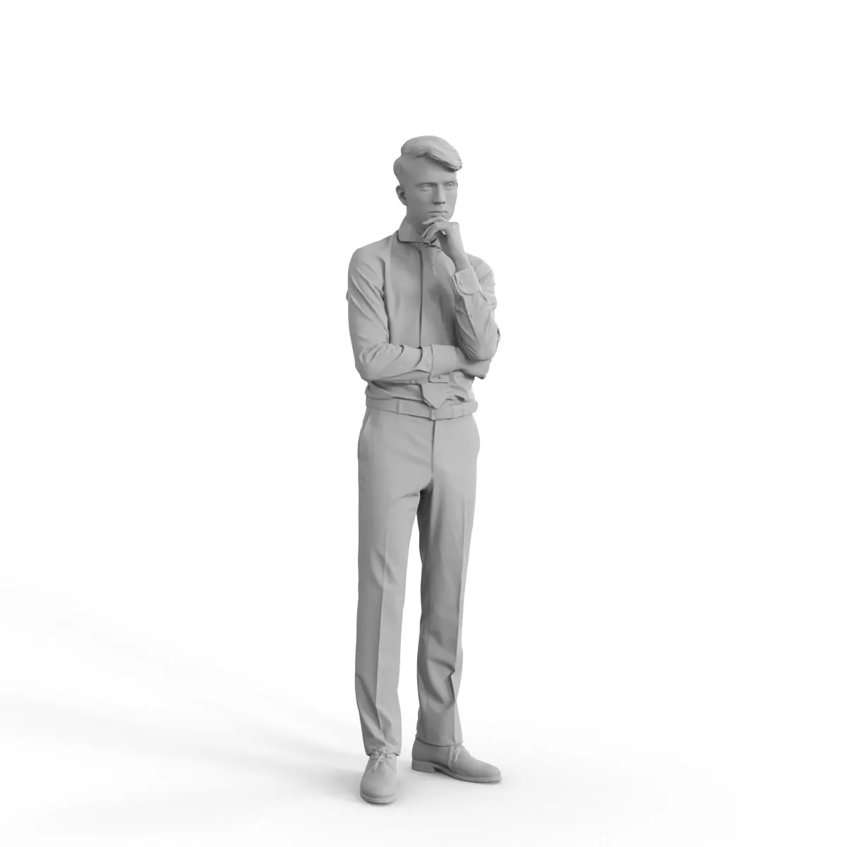 Business Man | eman0312hd2o04p01s | Ready-Posed 3D Human Model (Man / Still)