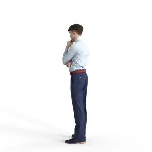 Business Man | eman0312hd2o04p01s | Ready-Posed 3D Human Model (Man / Still)