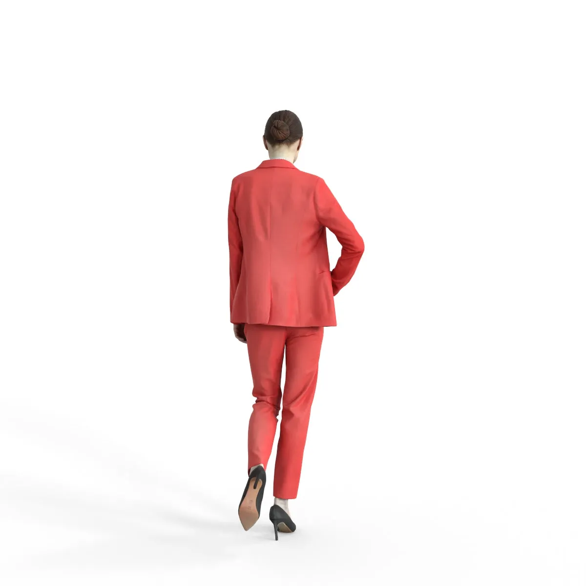 Business Woman | bwom0312hd2o01p01s | Ready-Posed 3D Human Model (Woman / Still)