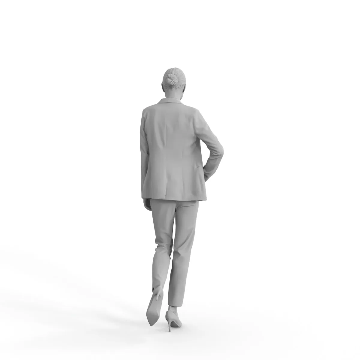 Business Woman | bwom0312hd2o01p01s | Ready-Posed 3D Human Model (Woman / Still)