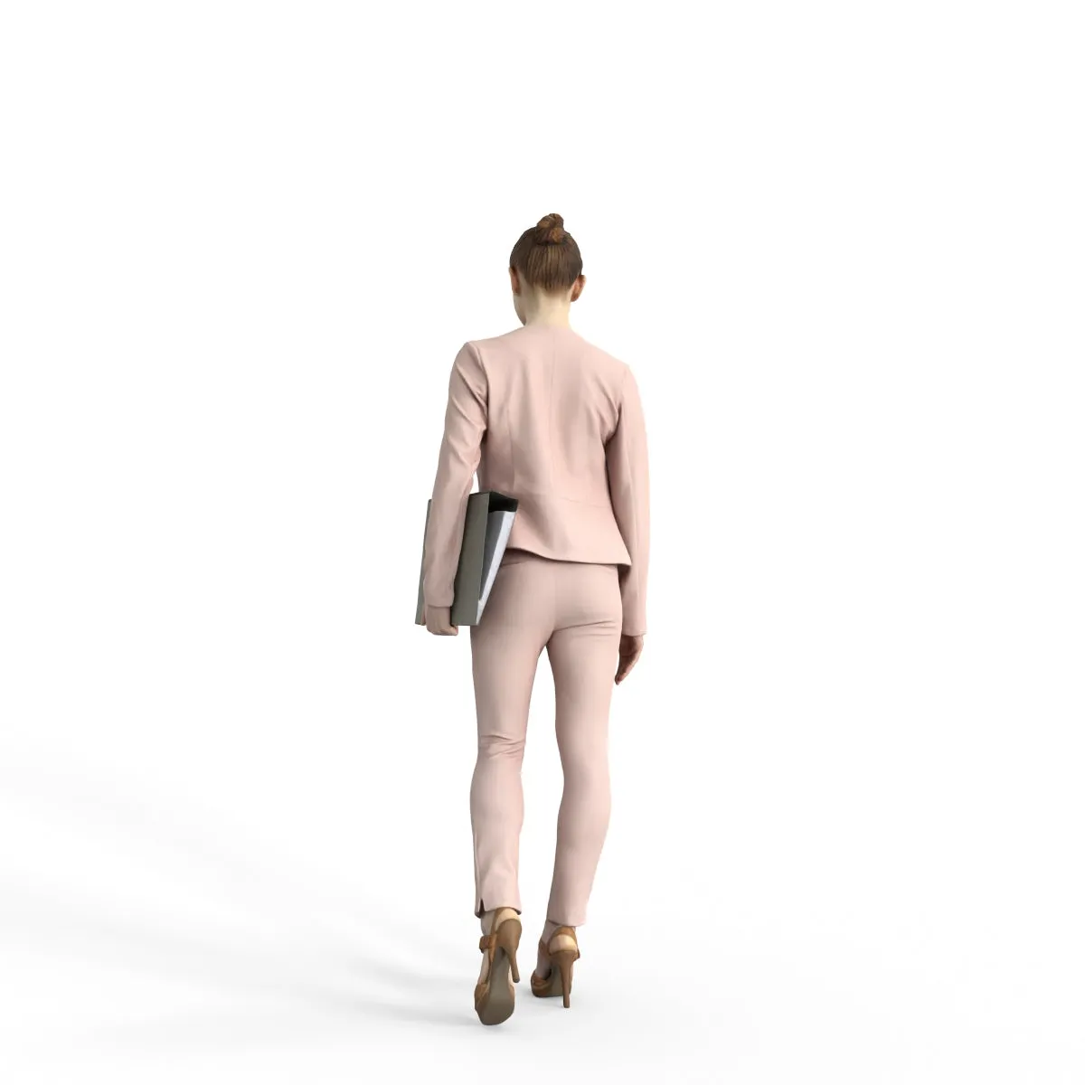 Business Woman | bwom0316hd2o02p01s | Ready-Posed 3D Human Model (Woman / Still)