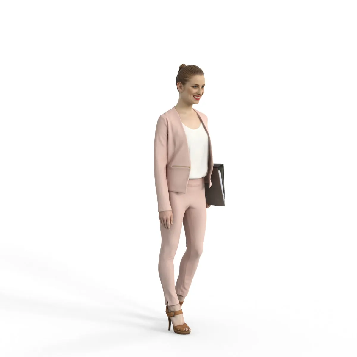 Business Woman | bwom0316hd2o02p01s | Ready-Posed 3D Human Model (Woman / Still)
