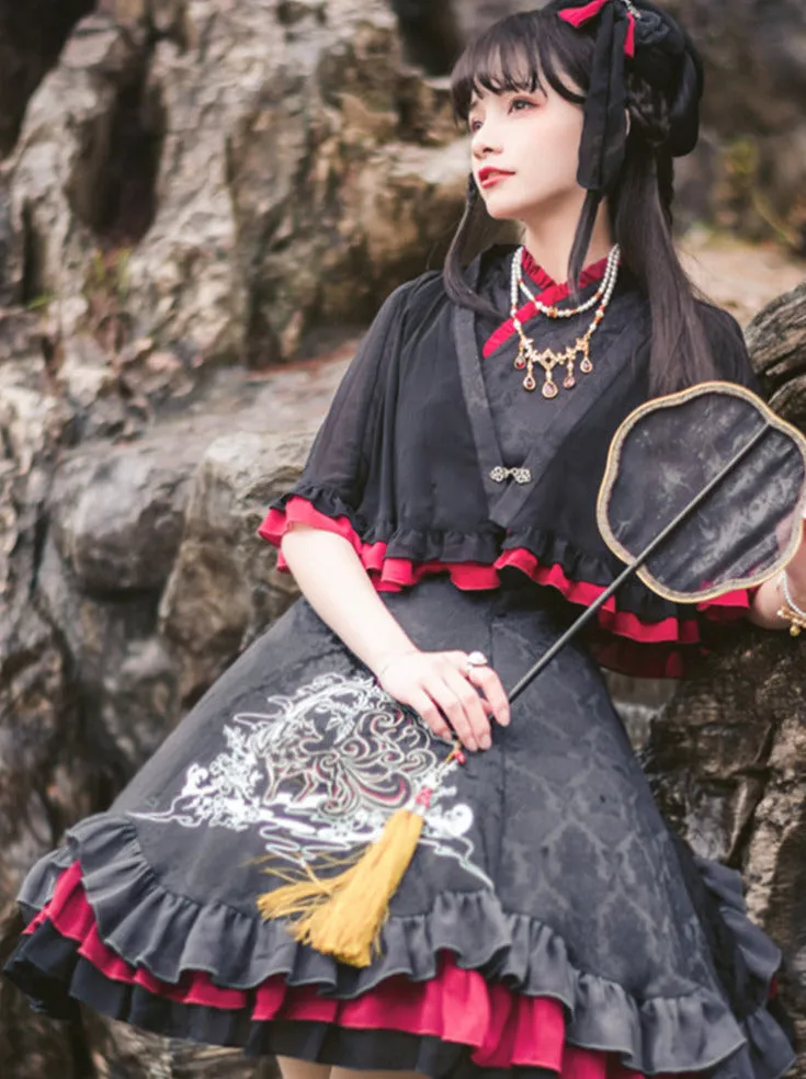Dress Fox Rolly Elegant China Ta Set Intail
