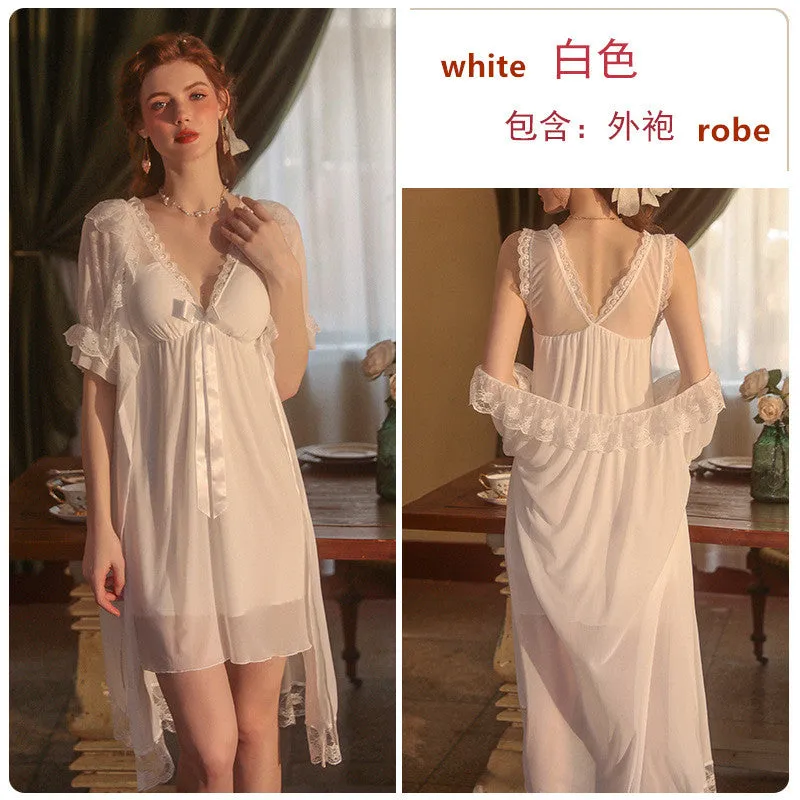 Lace Satin Pajama Set 2238
