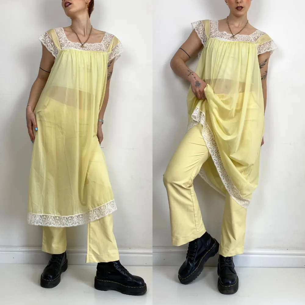 Lemon Nightdress - LARGE