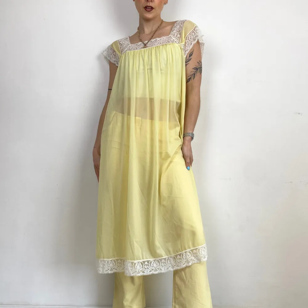 Lemon Nightdress - LARGE