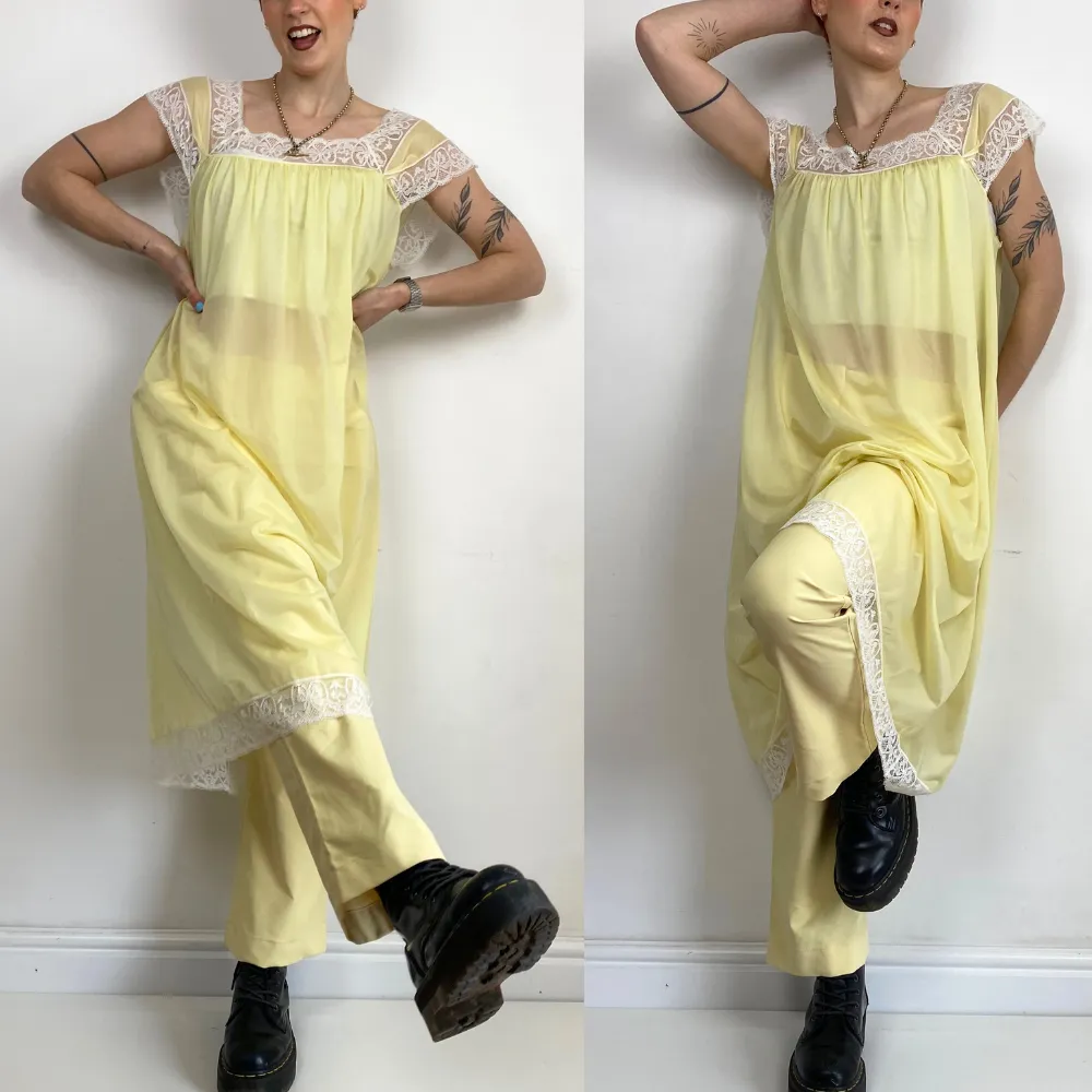 Lemon Nightdress - LARGE