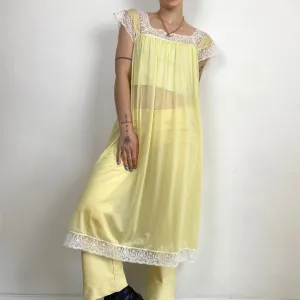 Lemon Nightdress - LARGE