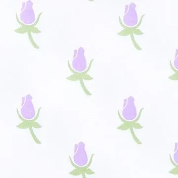 Magnolia Baby Girls Lavender Rosebud Long Pajamas