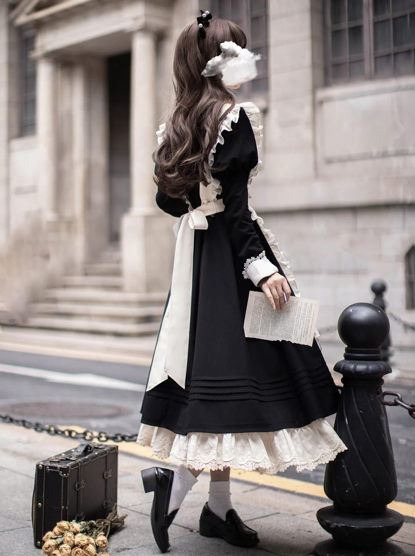 Maid Retro Angelina Dress Elegant Set