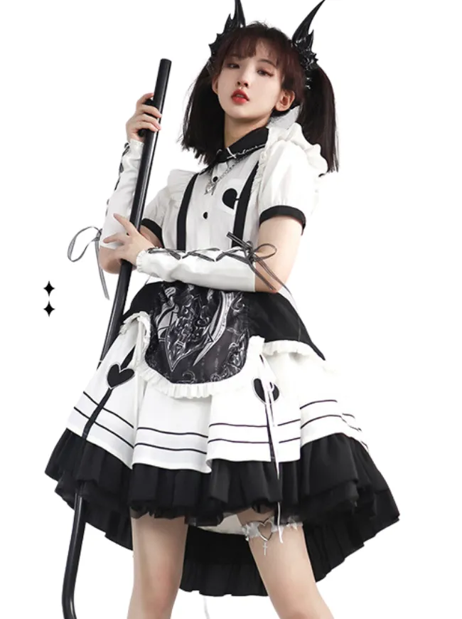 Maid Set-Up Lolita English Dress