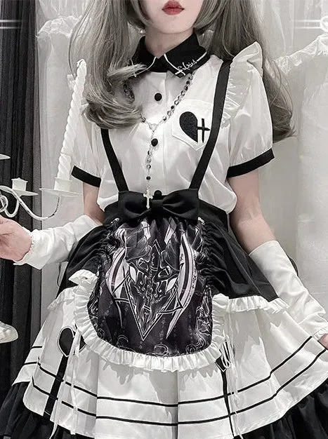 Maid Set-Up Lolita English Dress