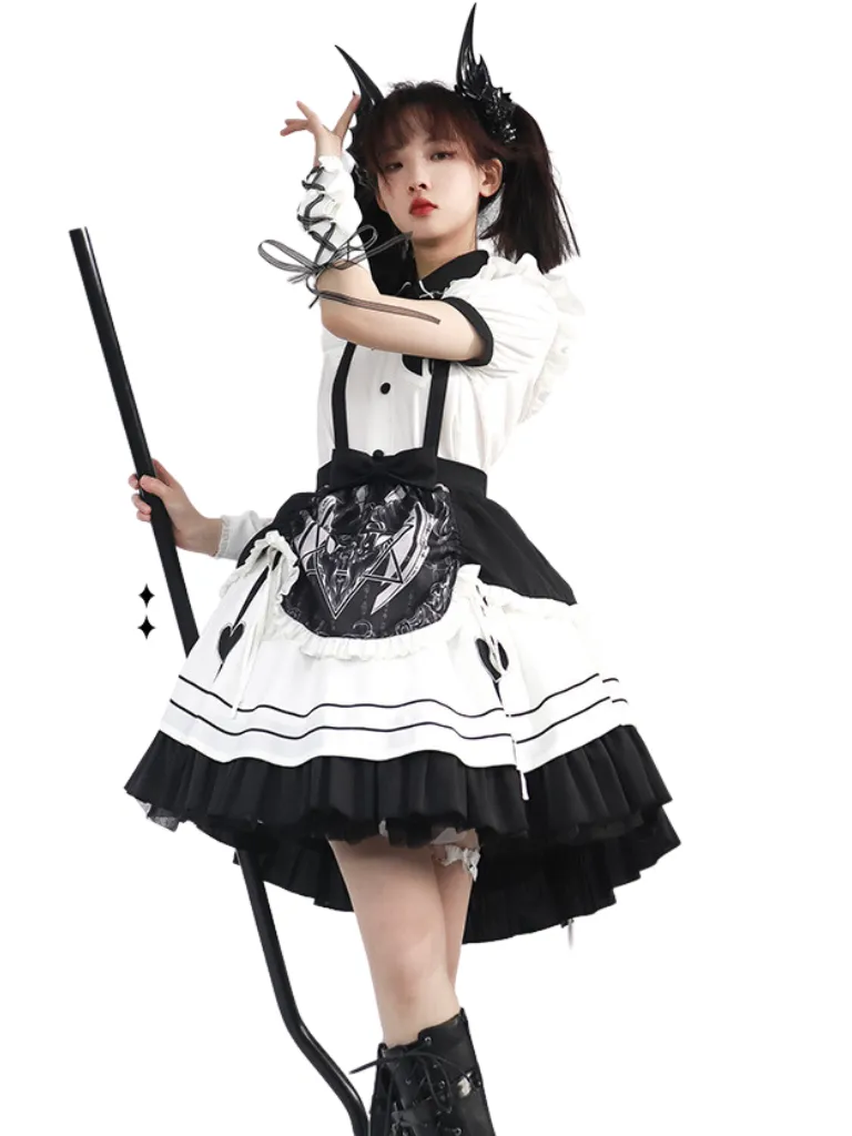 Maid Set-Up Lolita English Dress