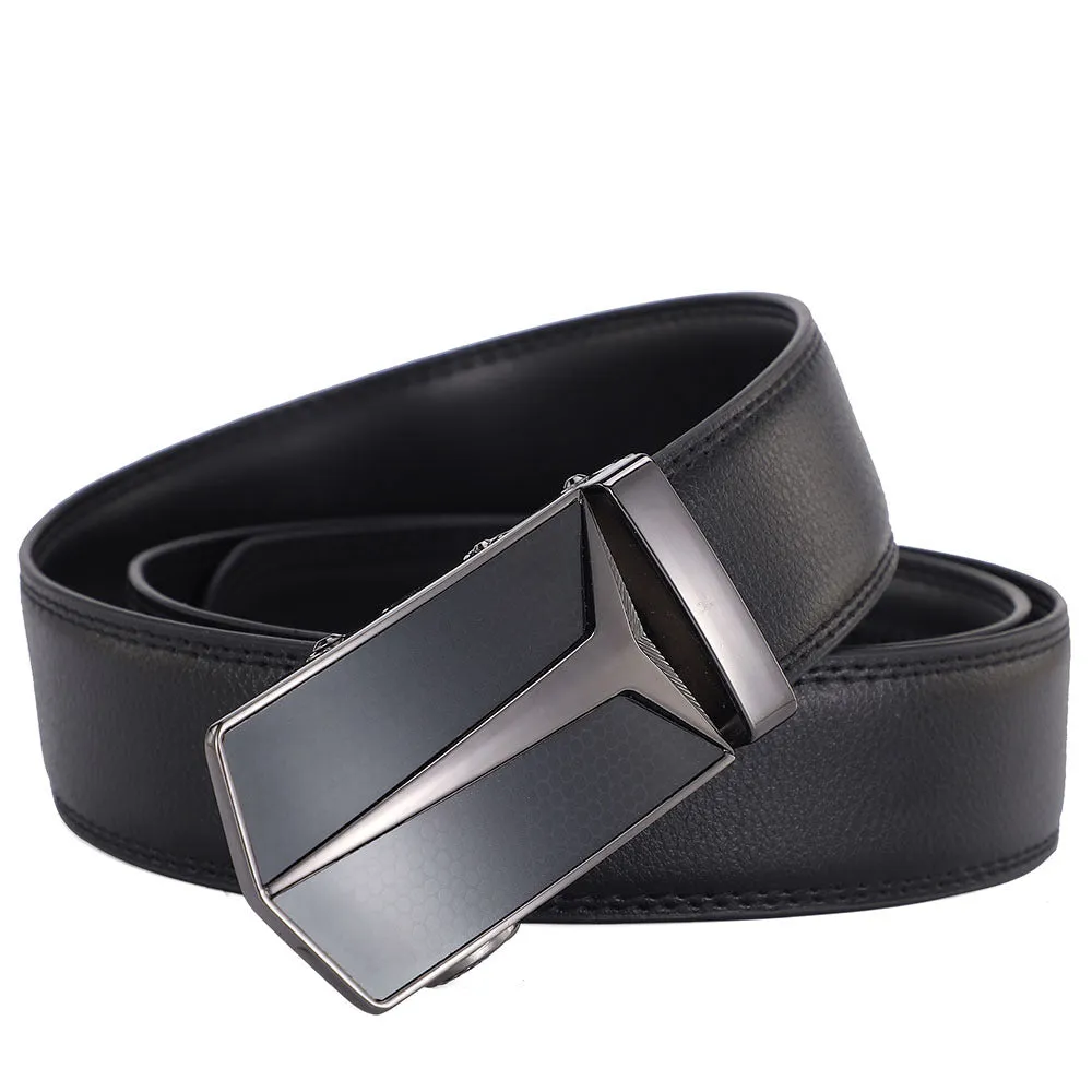 Men's Belt Men's Automatic Buckle Belt