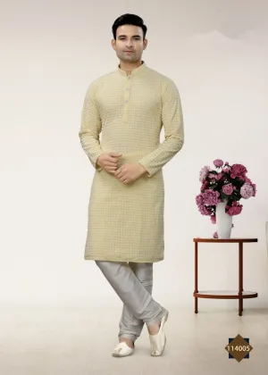 Party Wear Lucknowi Work Kurta Pajama Vol-114