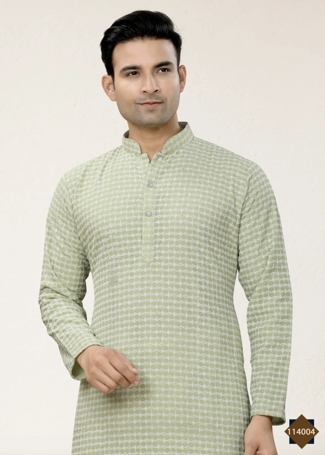 Party Wear Lucknowi Work Kurta Pajama Vol-114