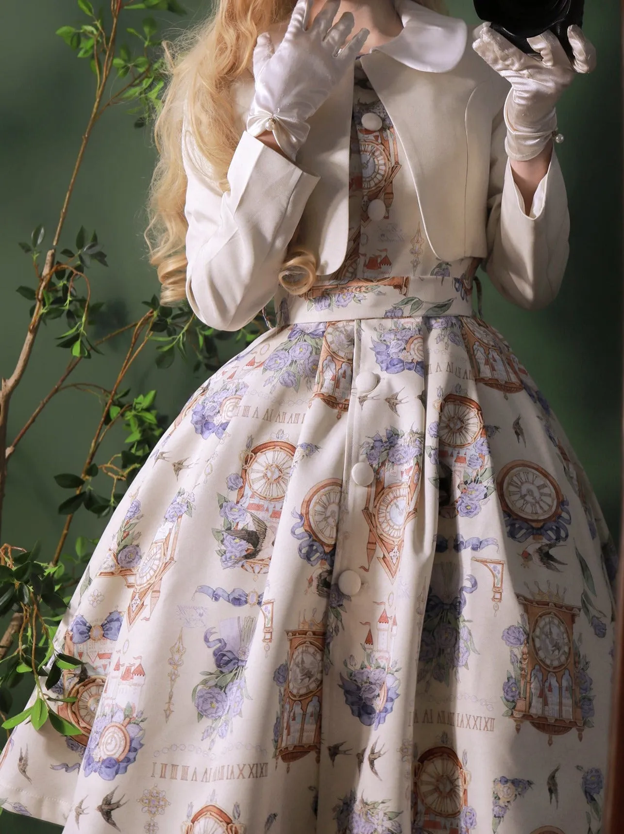 Print Legant Jacket Dress Classical Set Echo Eternal Echo Lotor