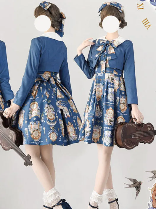 Print Legant Jacket Dress Classical Set Echo Eternal Echo Lotor