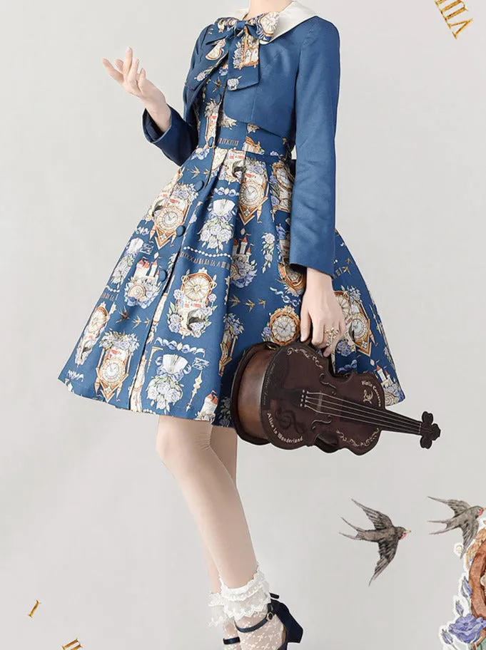 Print Legant Jacket Dress Classical Set Echo Eternal Echo Lotor