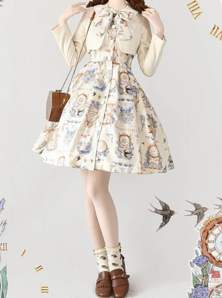 Print Legant Jacket Dress Classical Set Echo Eternal Echo Lotor