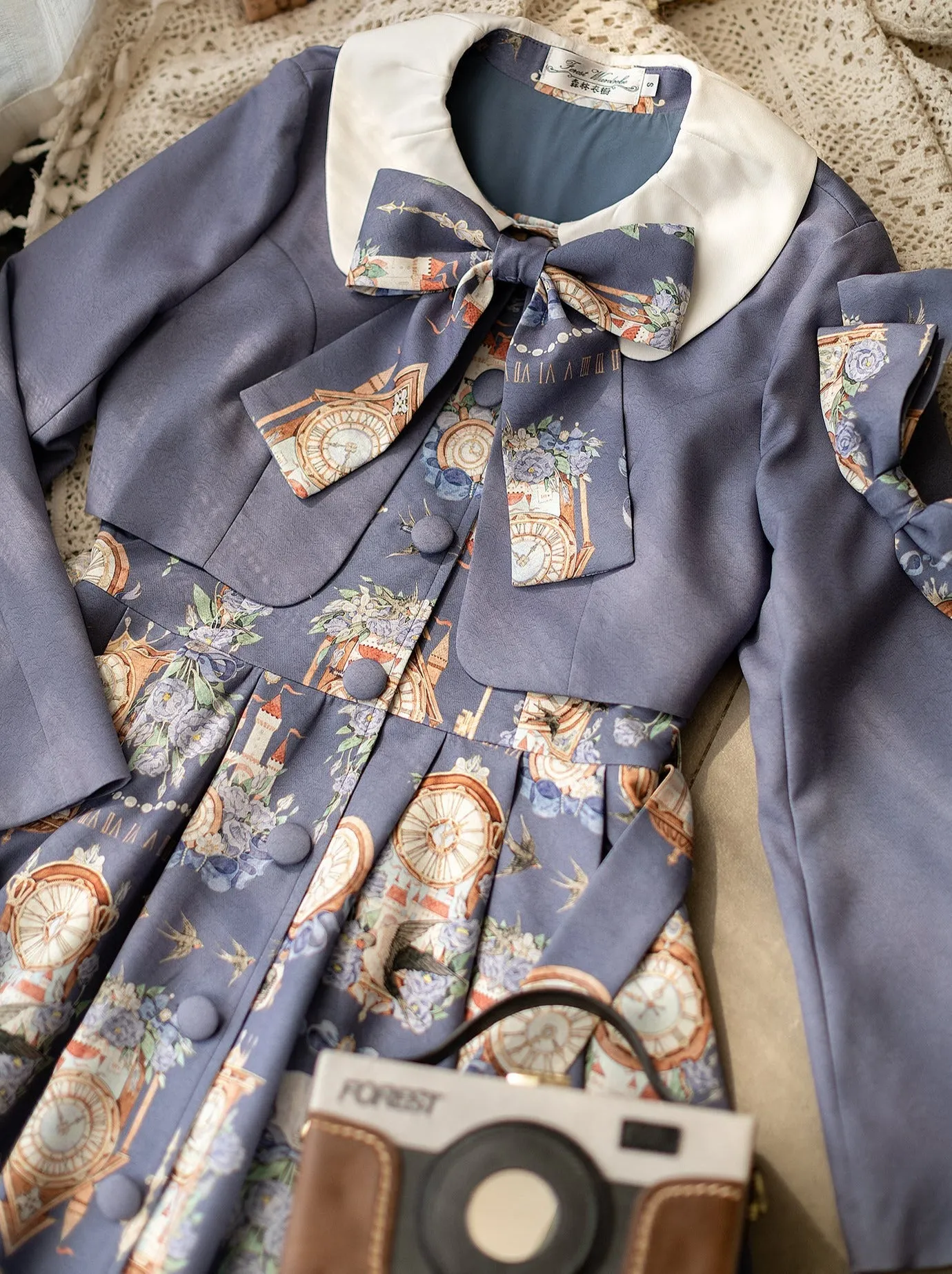 Print Legant Jacket Dress Classical Set Echo Eternal Echo Lotor