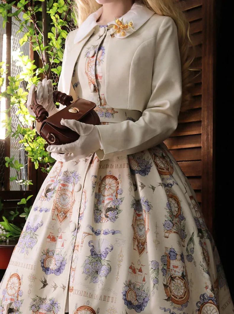Print Legant Jacket Dress Classical Set Echo Eternal Echo Lotor