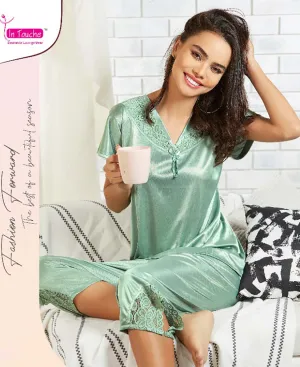 Sexy Satin nightdress set for Ladies