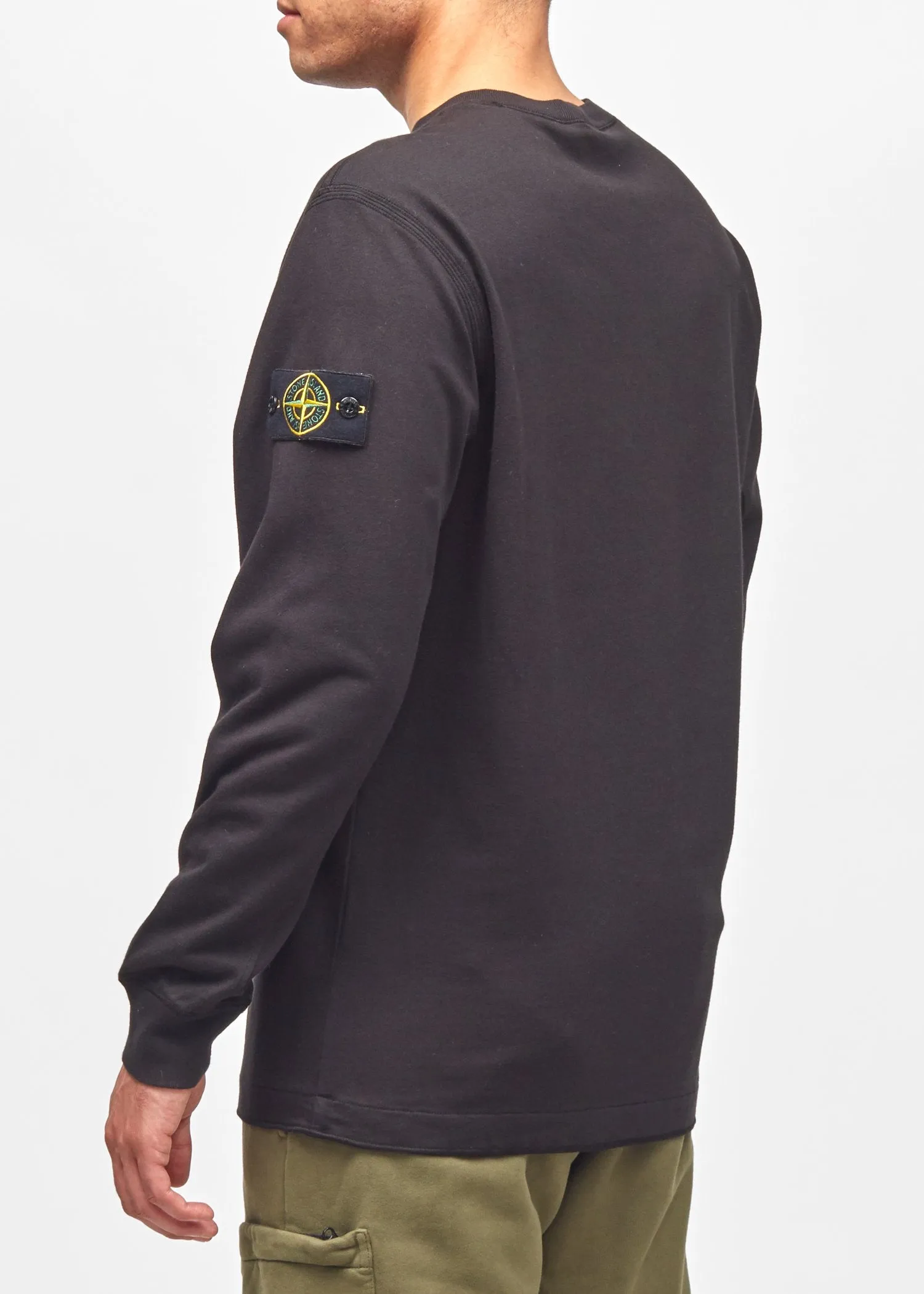 STONE ISLAND: CREWNECK [BLACK]