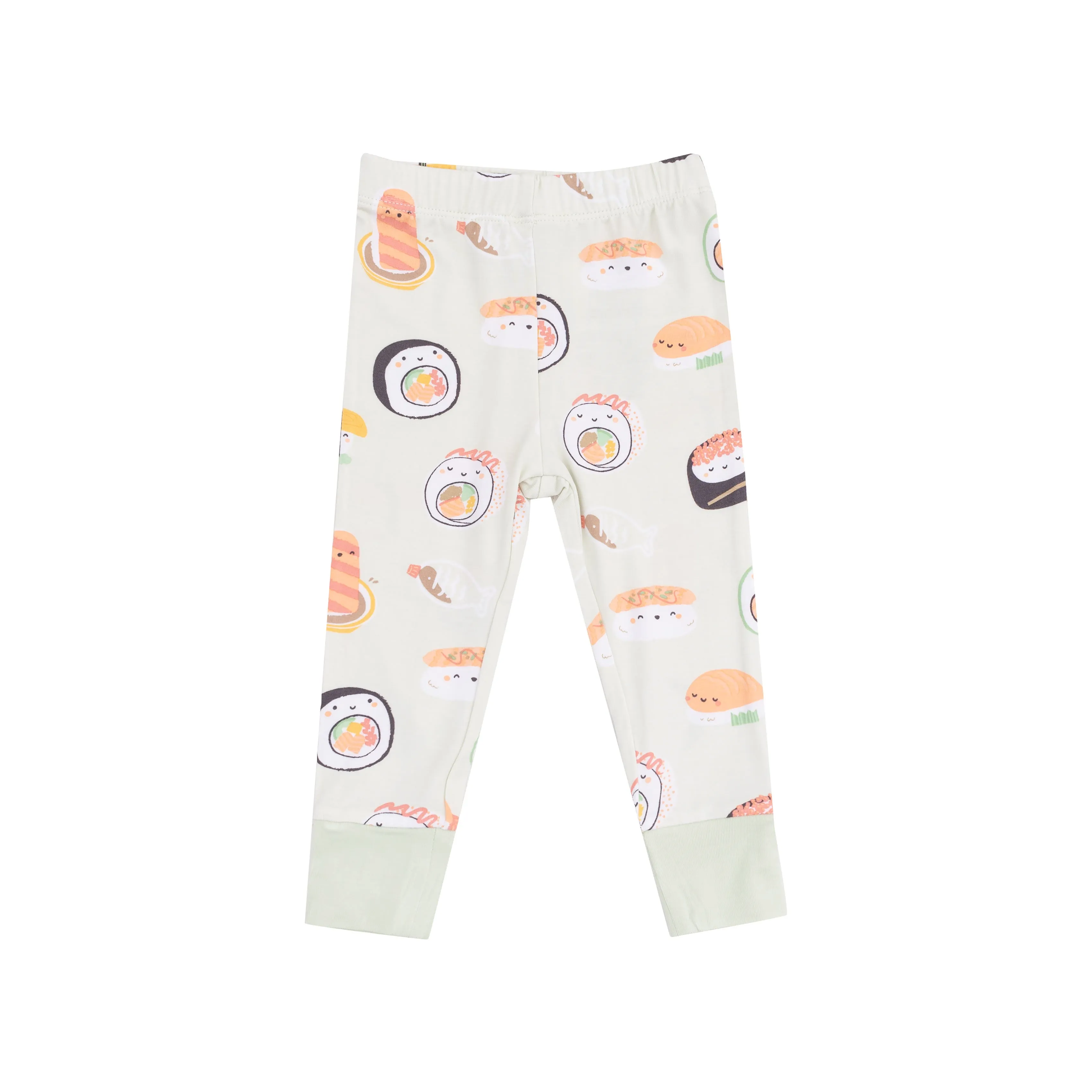 Sushi Shortsleeve Loungewear Set - Green