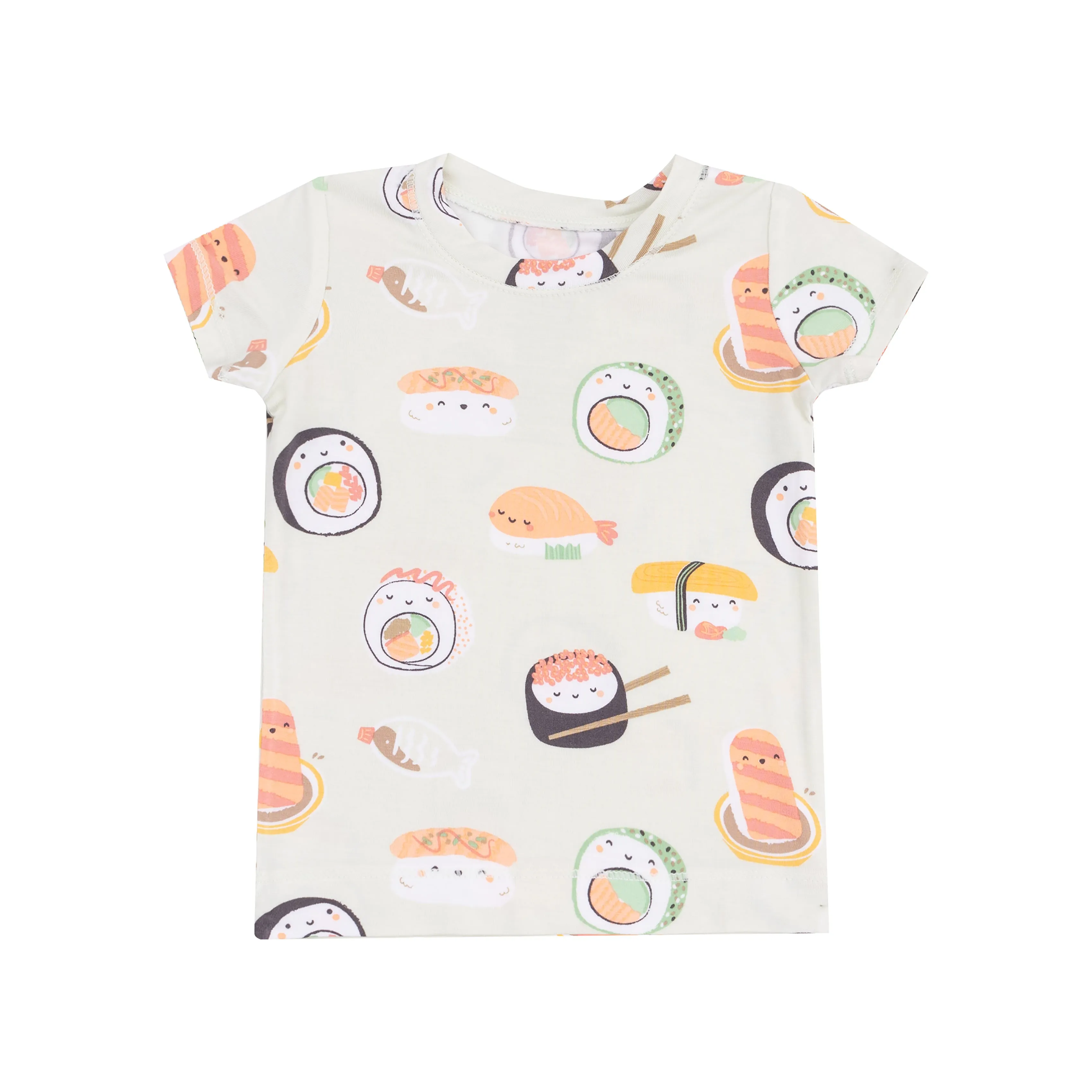 Sushi Shortsleeve Loungewear Set - Green