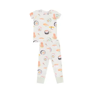 Sushi Shortsleeve Loungewear Set - Green