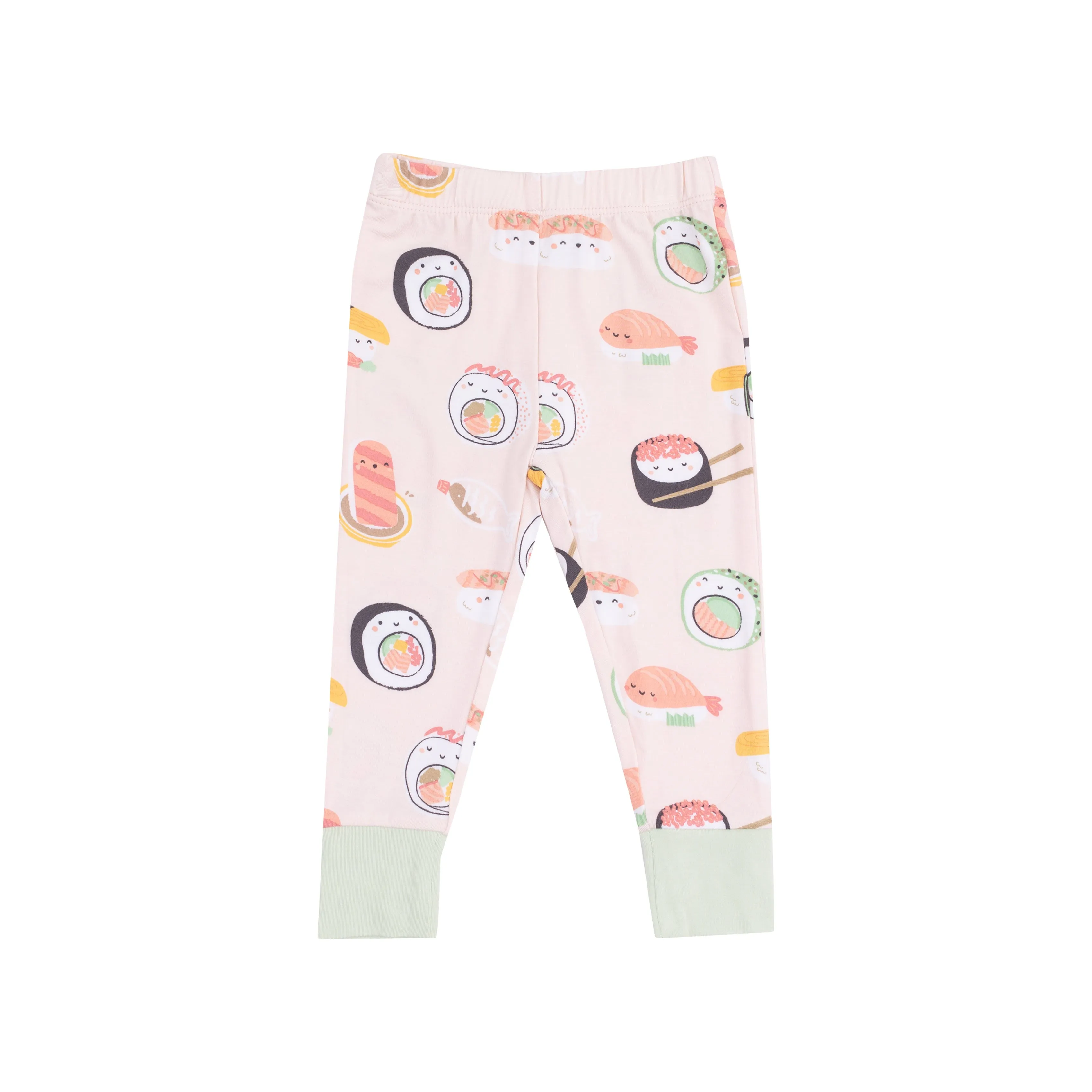 Sushi Shortsleeve Loungewear Set - Pink
