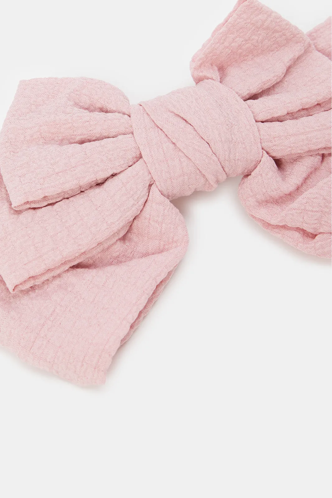 Women Pink Bow Hair Clip