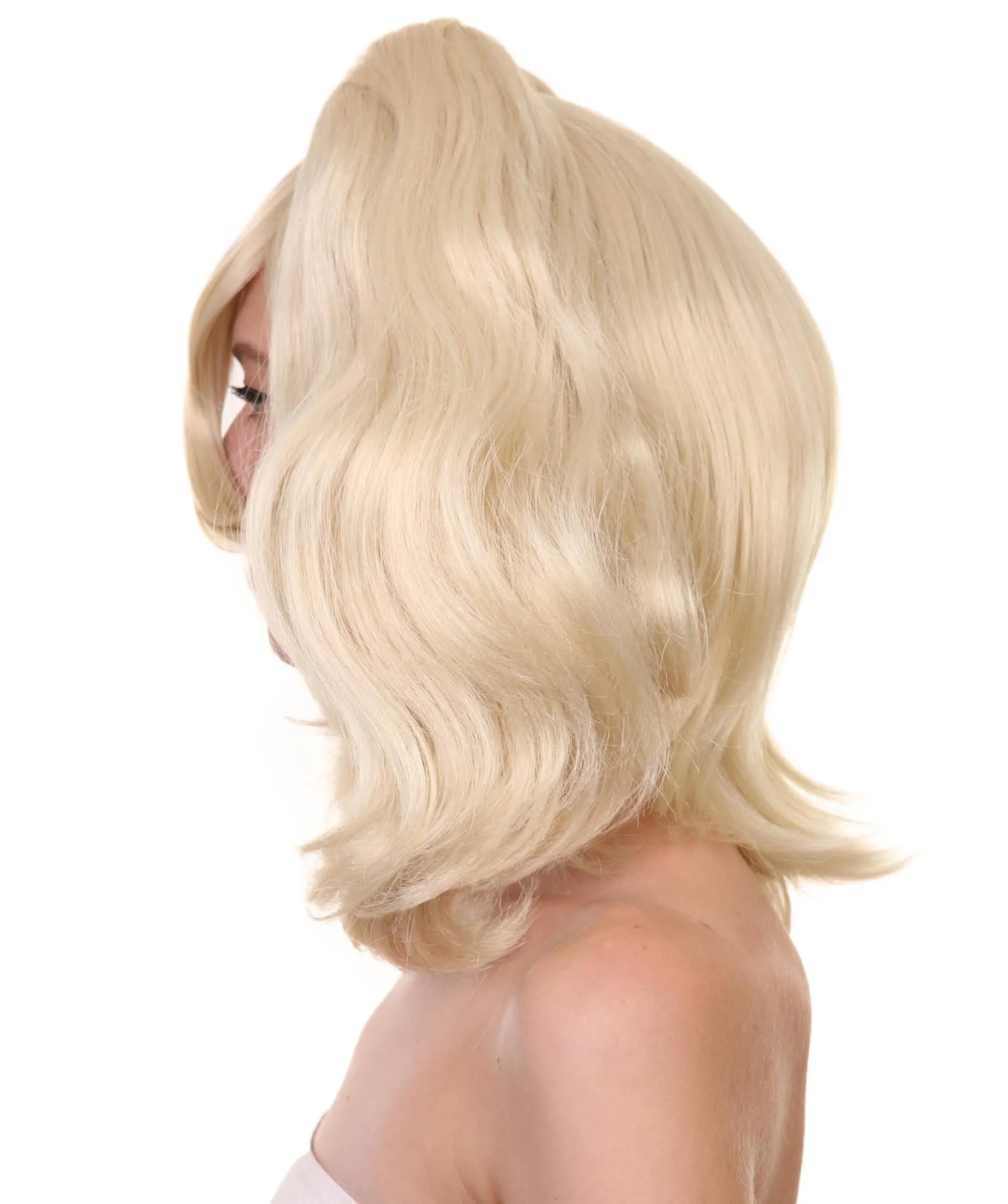 Women’s Superhero Pigtails Wig | Blonde TV/Movie Wig | Premium Breathable Capless Cap